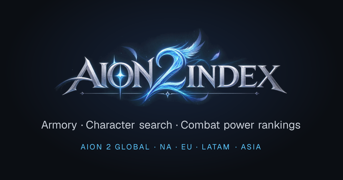 Nezekan (NA West) Server Ranking & Population – AION 2 | AION2 Index